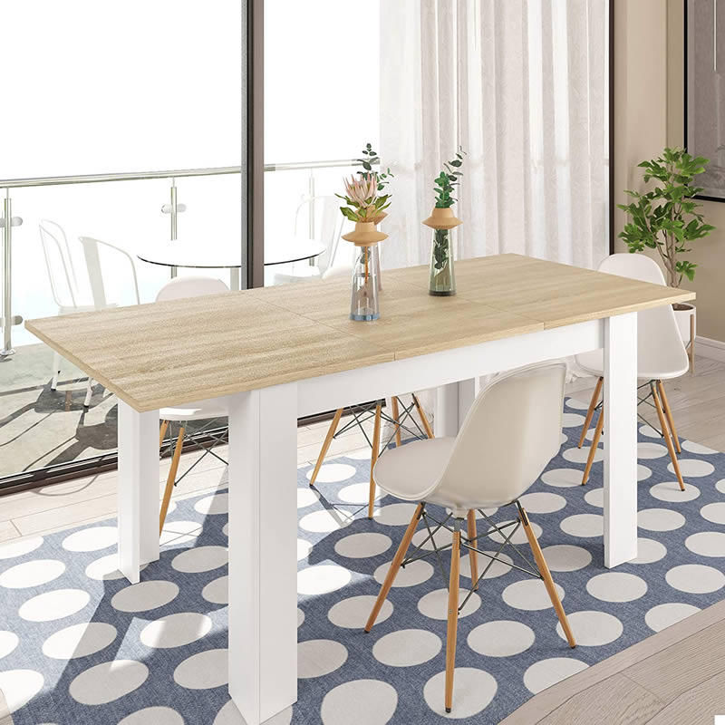 Habitdesign 0F4586A - Mesa de Comedor Extensible